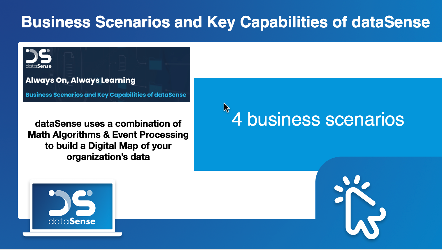 Business Scenarios and Key Capabilities of dataSense